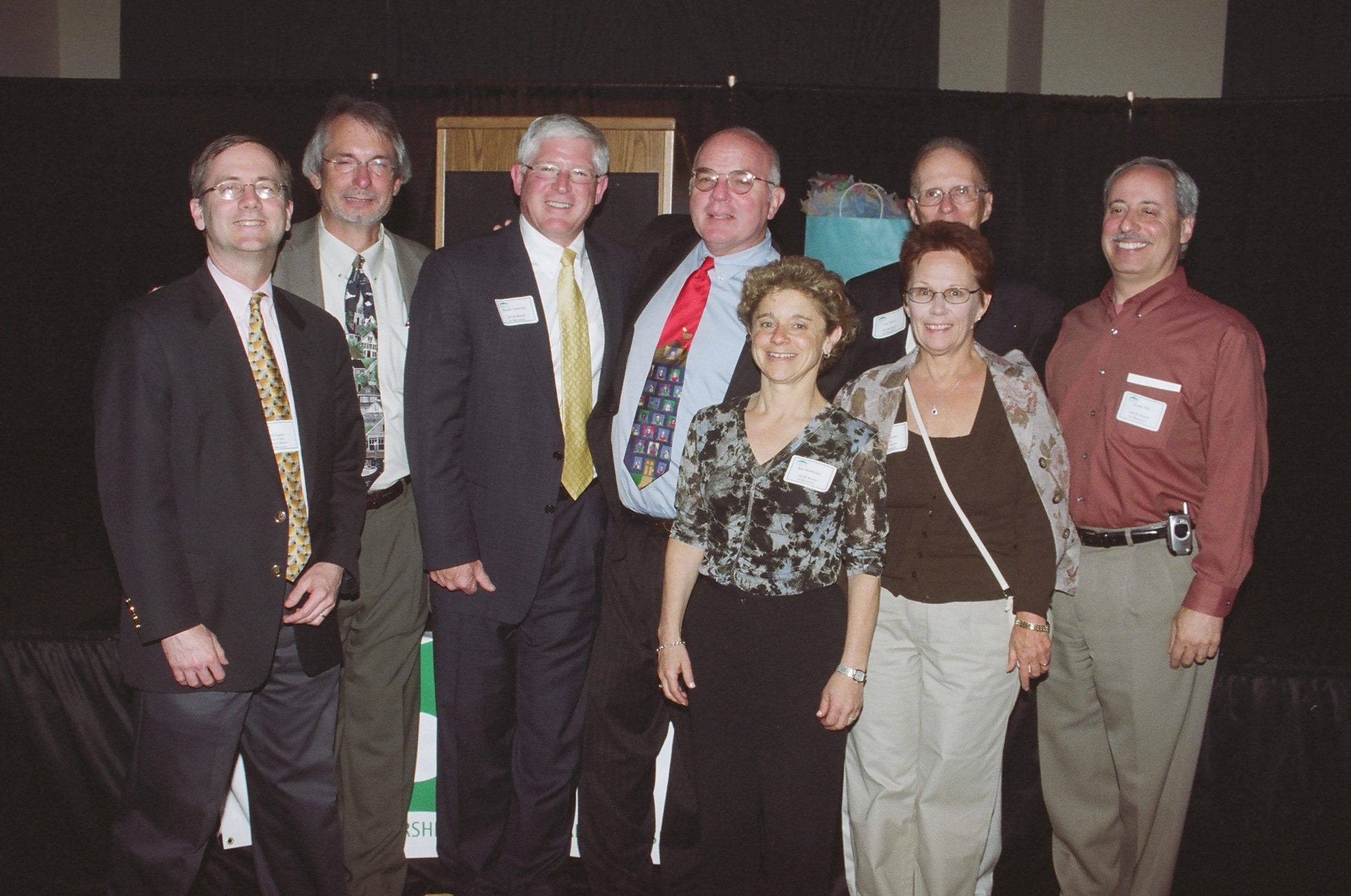Rita, left in the front row, at an True Ground social event in 2007