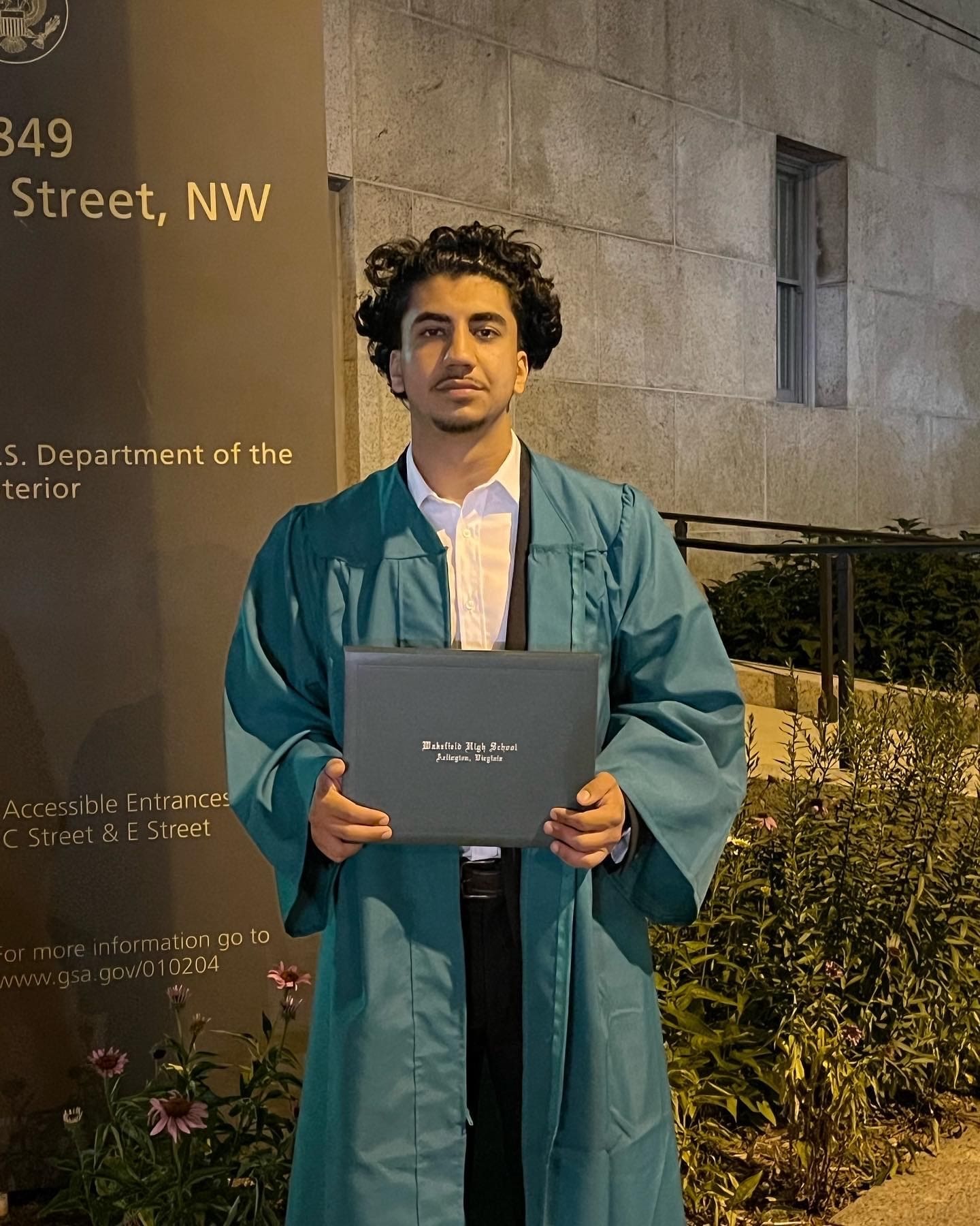 Ahmad at his graduation