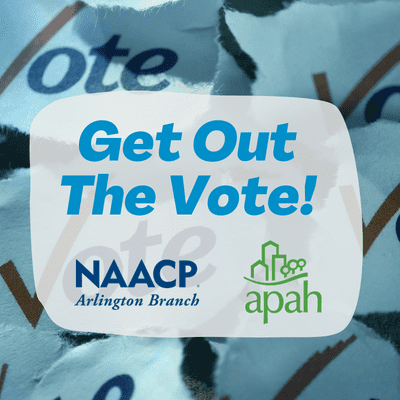 Get out the vote banner