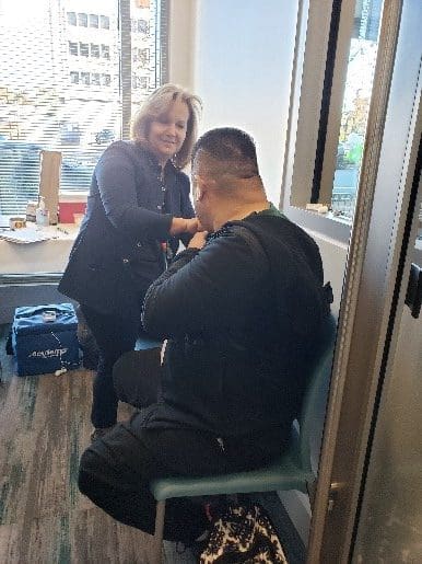 Nurses administered 68 flu shots